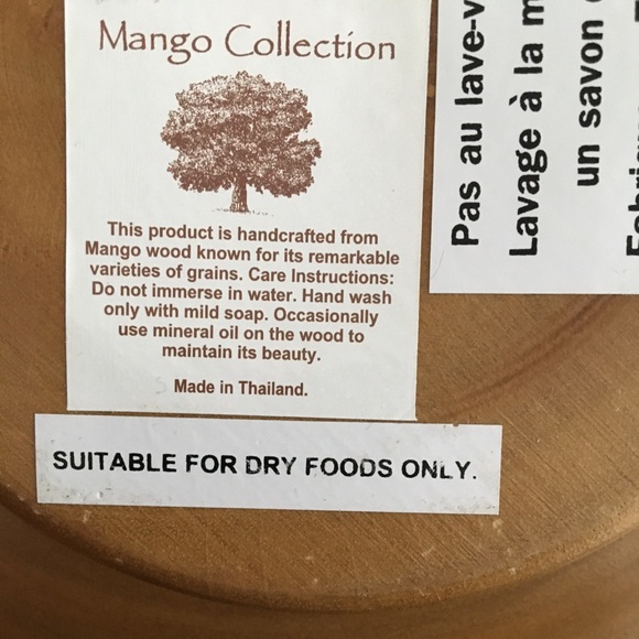 Mango Wood Bowl - Picture 4 of 4